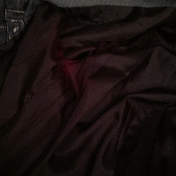 VTG 60’s Belted Patchwork Denim Jacket - Picture 14 of 16